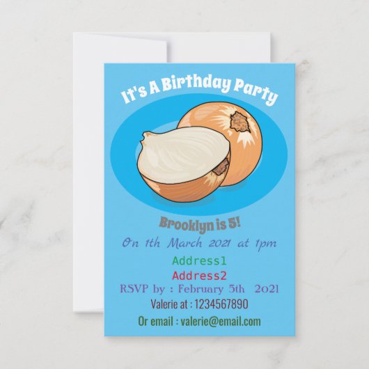 Ui-cartoon illustratie kaart (Voorkant)