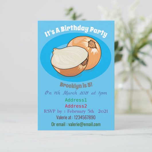 Ui-cartoon illustratie kaart (Staand voorkant)