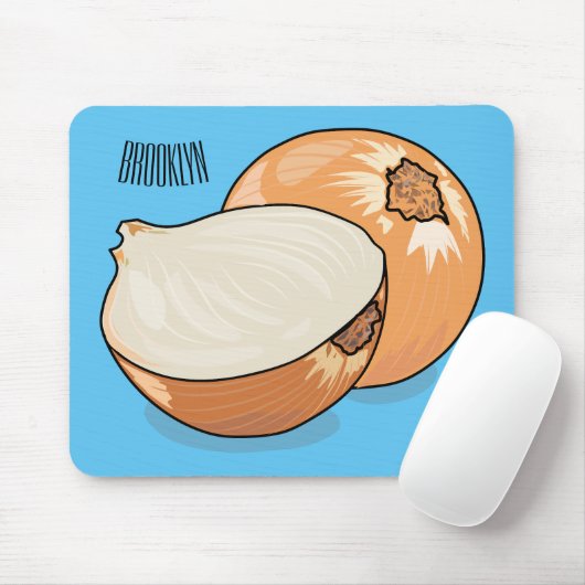 Ui-cartoon illustratie muismat (Met muis)