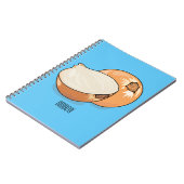 Ui-cartoon illustratie notitieboek (Linkerzijde)