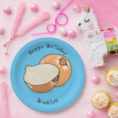 Ui-cartoon illustratie papieren bordje (Feest)