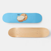 Ui-cartoon illustratie persoonlijk skateboard (Horizontaal)