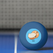 Ui-cartoon illustratie pingpongbal (Net)