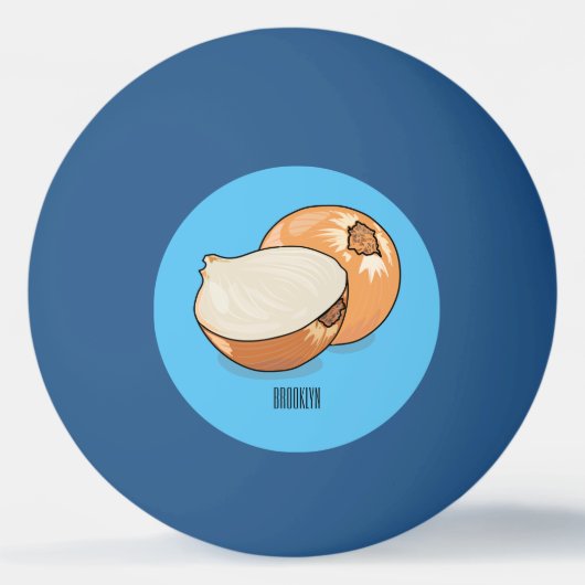 Ui-cartoon illustratie pingpongbal (Voorkant)