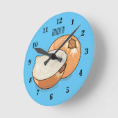 Ui-cartoon illustratie ronde klok (Hoek)