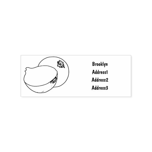 Ui-cartoon illustratie rubberstempel (Afrduk)