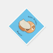 Ui-cartoon illustratie servet (Hoek)