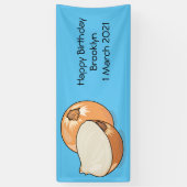 Ui-cartoon illustratie spandoek (Verticaal)
