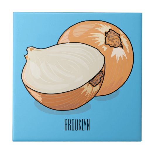 Ui-cartoon illustratie tegeltje (Voorkant)