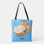 Ui-cartoon illustratie tote bag (Achterkant)