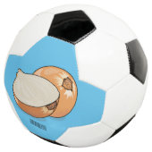 Ui-cartoon illustratie voetbal (Drie kwart)