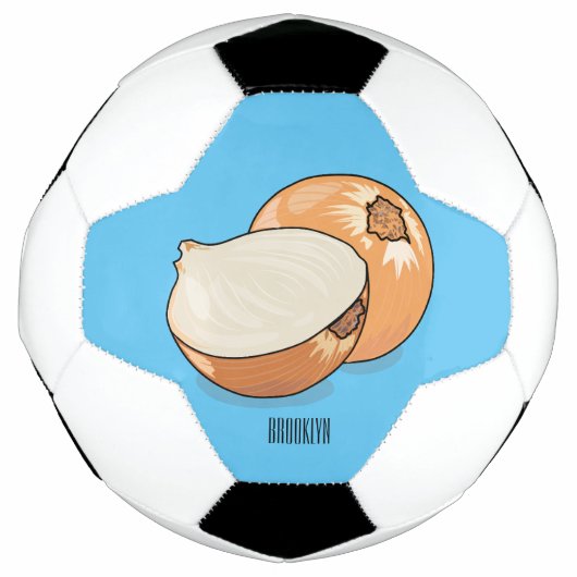 Ui-cartoon illustratie voetbal (Voorkant)