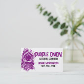 ui doodles koken chef catering visitekaartje (Staand voorkant)