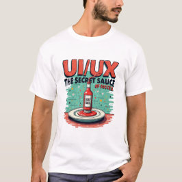 UI UX De geheime saus van succes Funny Designer T-shirt