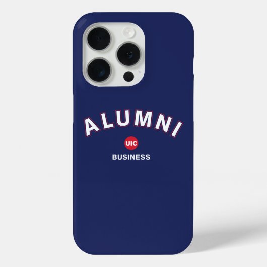 UIC Business Alumni Case-Mate iPhone Case (Achterkant)