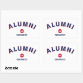 UIC Business Alumni Rechthoekige Sticker (Vel)