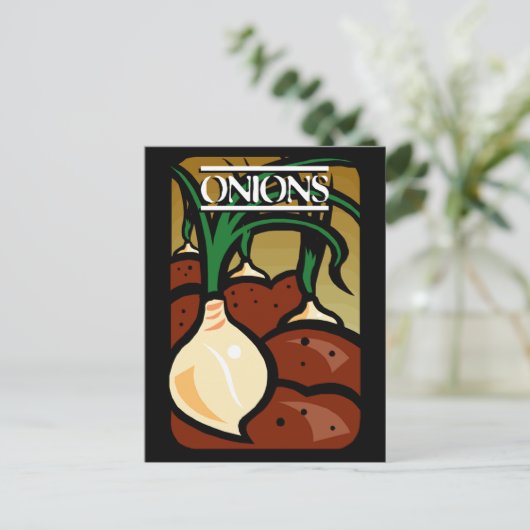 Uien Briefkaart (Staand voorkant)