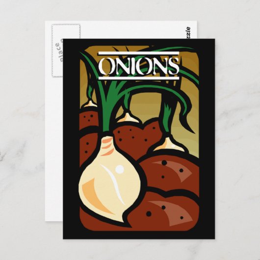 Uien Briefkaart (Voorkant / Achterkant)