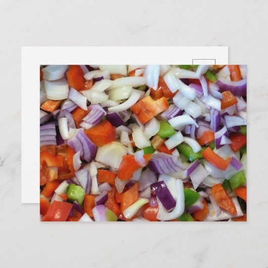 Uien en knollen briefkaart (Voorkant / Achterkant)