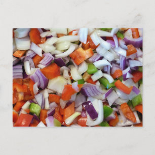 Uien en knollen briefkaart