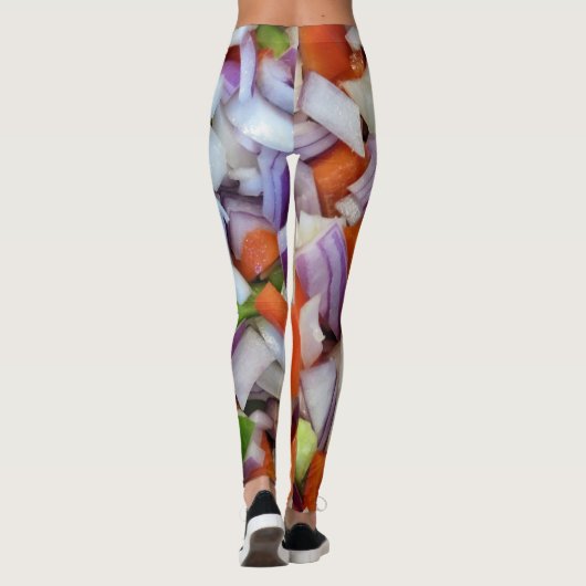 Uien en knollen leggings (Achterkant)