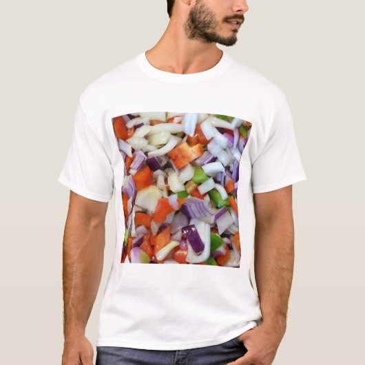 Uien en knollen t-shirt (Voorkant)