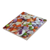 Uien en knollen tegeltje (Zijkant)