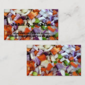 Uien en knollen visitekaartje (Voorkant / Achterkant)