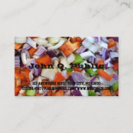 Uien en knollen visitekaartje