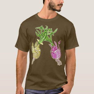 Uien Engel en demon vechten T-shirt