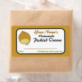 Uien Gepersonaliseerde Pickle Labels voor Inblikke (Insitu)