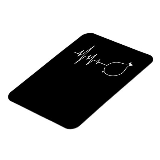 Uien hartslag magneet (Linkerzijde)