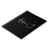 Uien hartslag notitieboek (Linkerzijde)