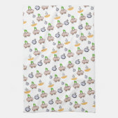 Uien Knoflook Soep Keuken Handdoek (Verticaal)