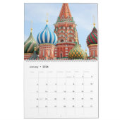 Uien koepels van Rusland kalender (Jan 2026)