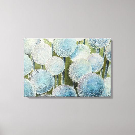 Uien Miljoenen Waterverf Art Canvas Afdruk (Voorkant)