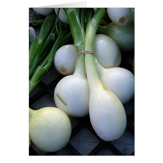 Uien op de boerenmarkt (Voorkant)