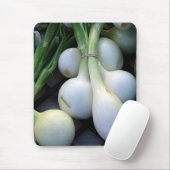 Uien op de boerenmarkt muismat (Met muis)