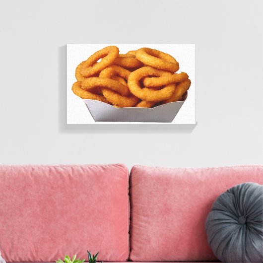 Uien Rings Canvas Afdruk (Insitu (Woonkamer))