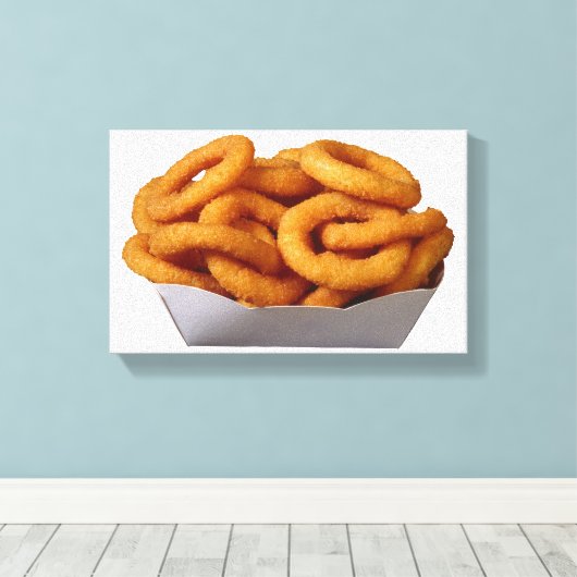 Uien Rings Canvas Afdruk (Insitu (Houten vloer))