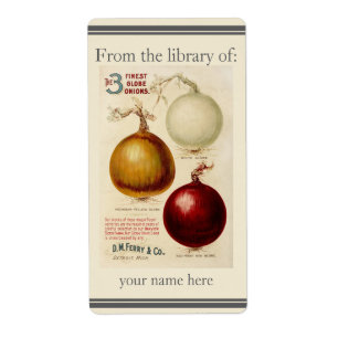  uienkaart illustratie boekplaat etiket