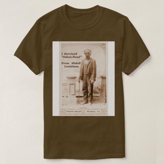 Uienkop van Slidell Louisiana T-shirt (Design voorkant)