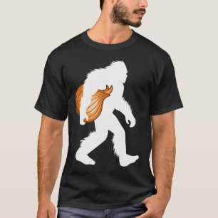 Uiensoort Bigfoot Vasthoudende Groente Cryptid Kok T-shirt