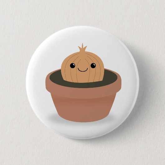Uienteken Ronde Button 5,7 Cm (Voorkant)