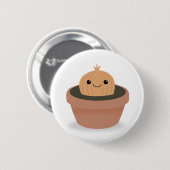 Uienteken Ronde Button 5,7 Cm (Voorkant /achterkant)