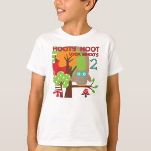 Uil 2e verjaardag T-shirts en geschenken