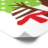 Uil 2e verjaardag T-shirts en geschenken Poster (Hoek)