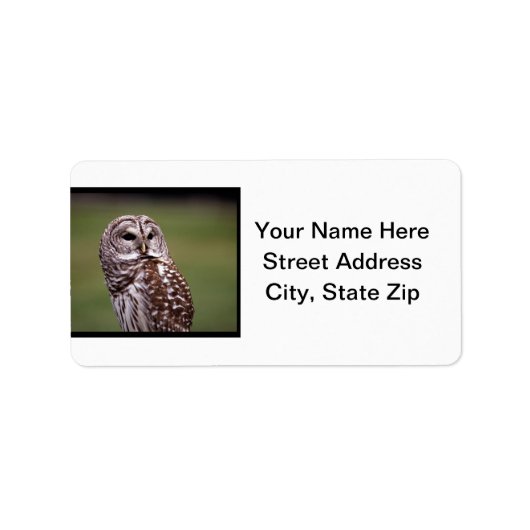 Uil (5) etiket (Voorkant)