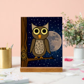 Uil Acryl Bord (Huwelijk)