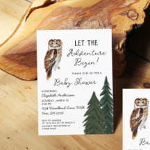 Uil Adventure Baby shower